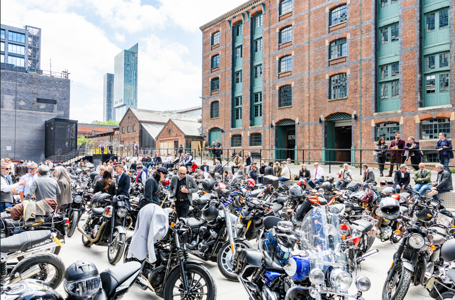 Sharp Suits and Classic Bikes as the Triumph Distinguished Gentlemanโs Ride Returns to Manchester