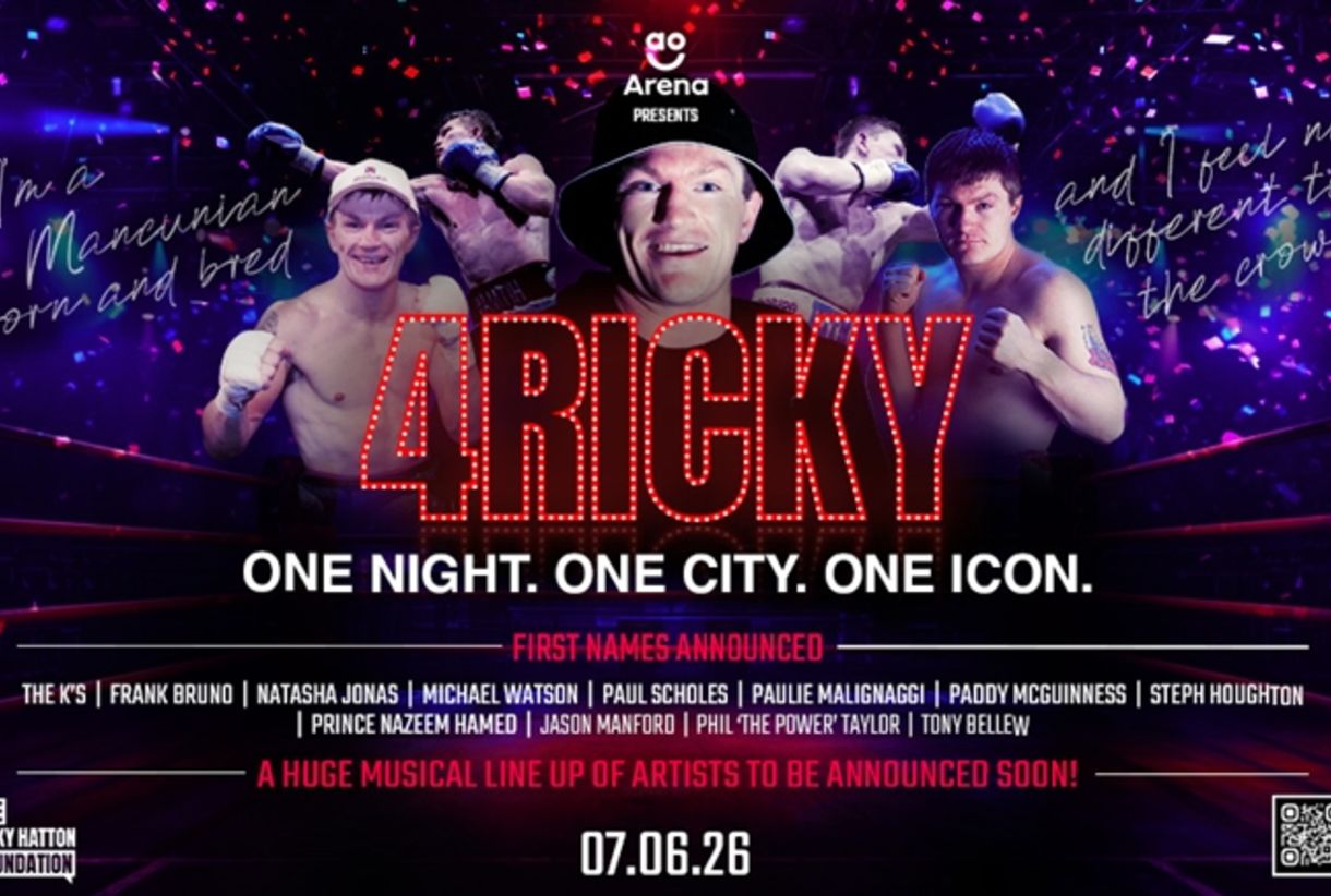 Tinie Tempah and Bugzy Malone Join Boxing Legends for Ricky Hatton AO Arena Charity Show